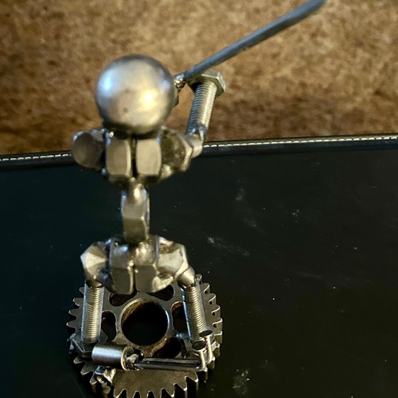 Nuts & Bolts GOLFER Metal Artwork FIGURINE -GOLFER GIFT - Picture 4 of 16